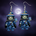 Witch Earrings - Halloween Background